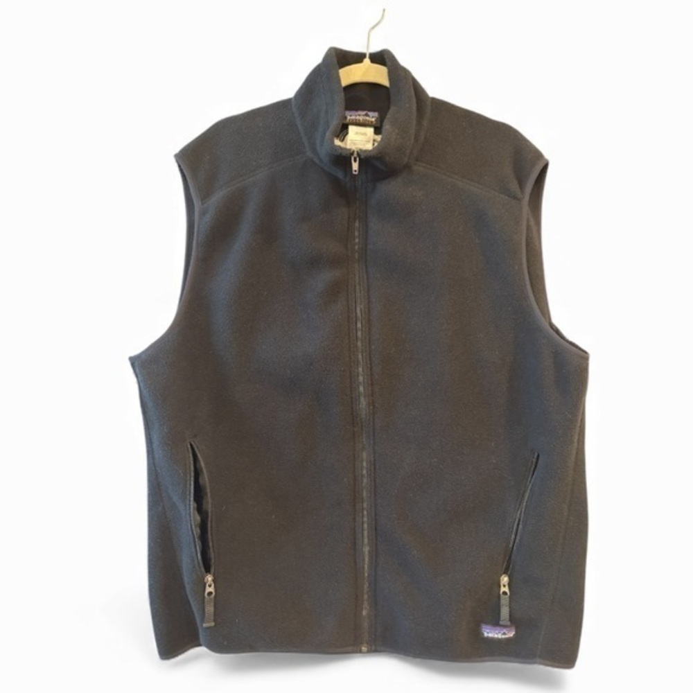 Patagonia Synchilla  MENS Black Fleece Vest Size XL